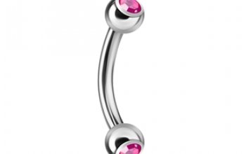 Piercing do obočí 1,2 x 8 mm - OB01004-LB