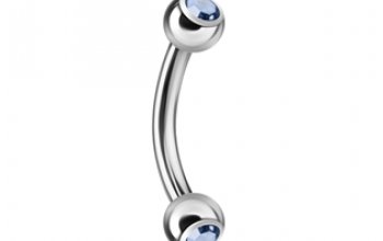 Piercing do obočí 1,2 x 8 mm - OB01004-LB