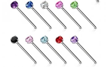 Variabilní piercing do nosu - N01079-C